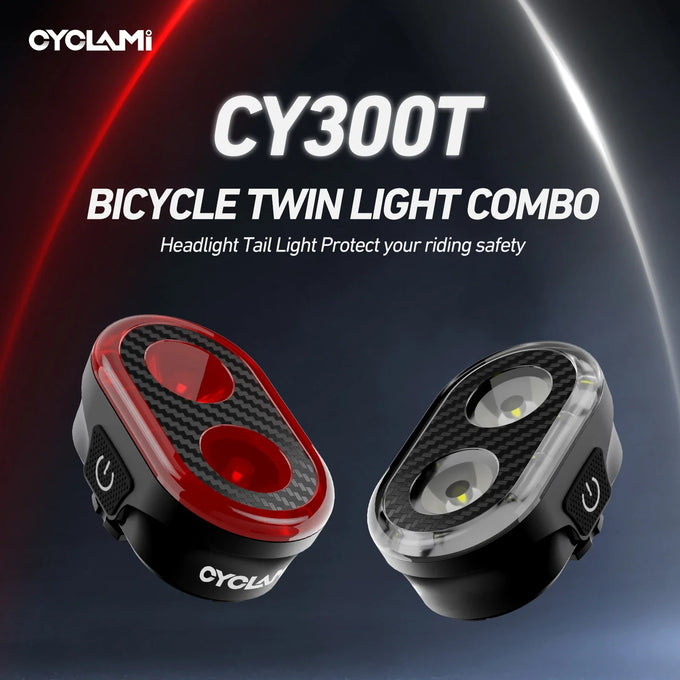 CYCLAMI CY300 Bicycle Light Set — product image