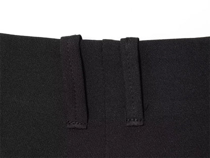 Women's Shorts New Summer 2025 Black Cropped Simple Shorts Casual and Fashionable Capable Commuter Personality Versatile