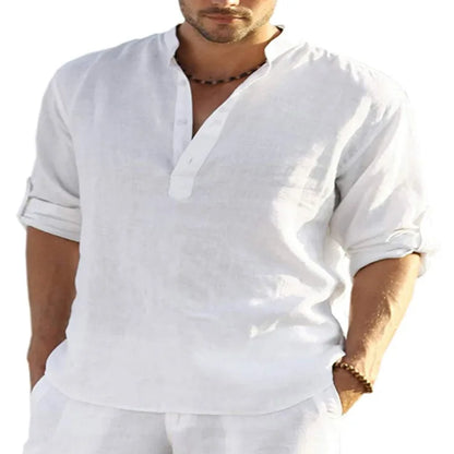 2020 New Men's Cotton Linen Loose Pants Male Summer Casual Solid Color Pants trousers Plus Size M-5XL