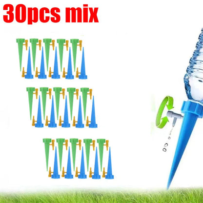 Automatic Drip Irrigation Watering System Plant Dripper Spike Kits Garden Self Watering Planter Insert Plant Watering Devices