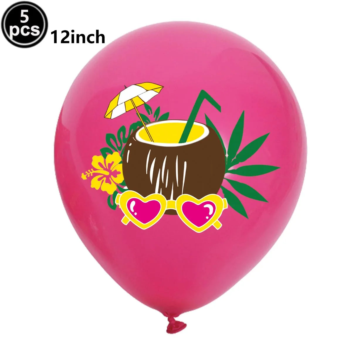 Hawaiian Party Photo Props Decorations Summer Beach Tropical Flamingo Party Supplies Aloha Banner Hawaiian Party DIY Supplies