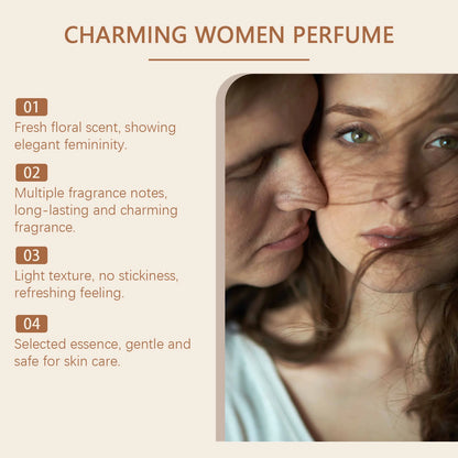 Roxelis Campanula Women's Perfume Eau de Parfum Long-Lasting Bluebell Jasmine Musk Scent Fresh Elegant for Date Daily