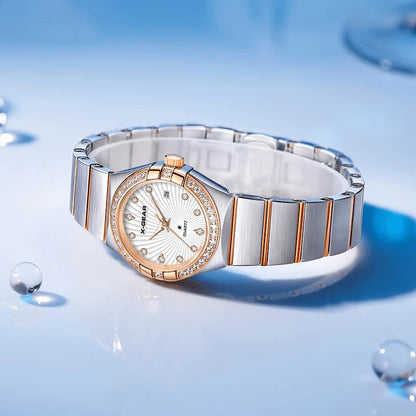 New Luxury Trendy Ladies Watch Luminous Waterproof Stainless Steel Date Woman Watch Fashion Elegant Quartz Women's Watches