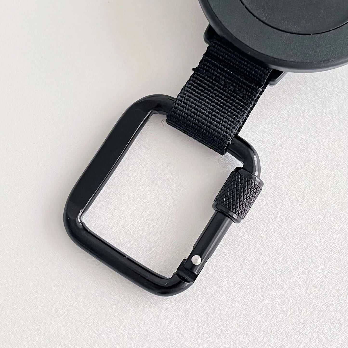For Magsafe Magnetic Universal Mobile Phone Holder Backpack Clip Carabiner Retractable Steel Wire Rope Outdoor Anti-lost Stand