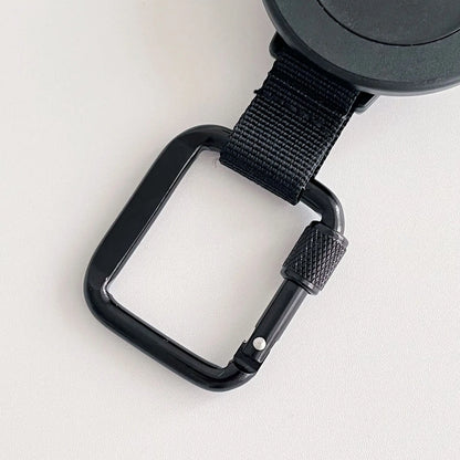 For Magsafe Magnetic Universal Mobile Phone Holder Backpack Clip Carabiner Retractable Steel Wire Rope Outdoor Anti-lost Stand