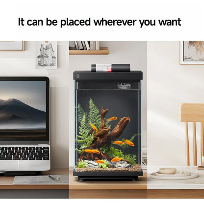 Xiaomi Mijia Smart Desktop Aquarium 10L Smart Fish Tank  App Control Feeding Pro Filtration Mi Home Compatible No Assembly