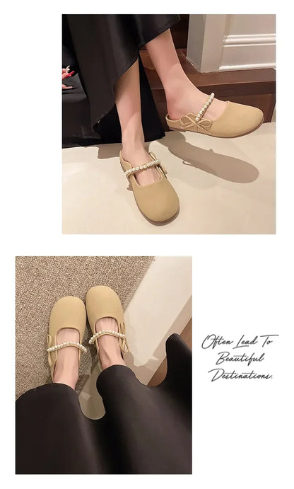 New Arrival Women Summer Mule Sandals Fashion Half Slippers Soft Sole Non Slip Casual Outdoor Beach Daily Shoes