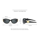 Retro Oval Cat-Eye Sunglasses — view 2