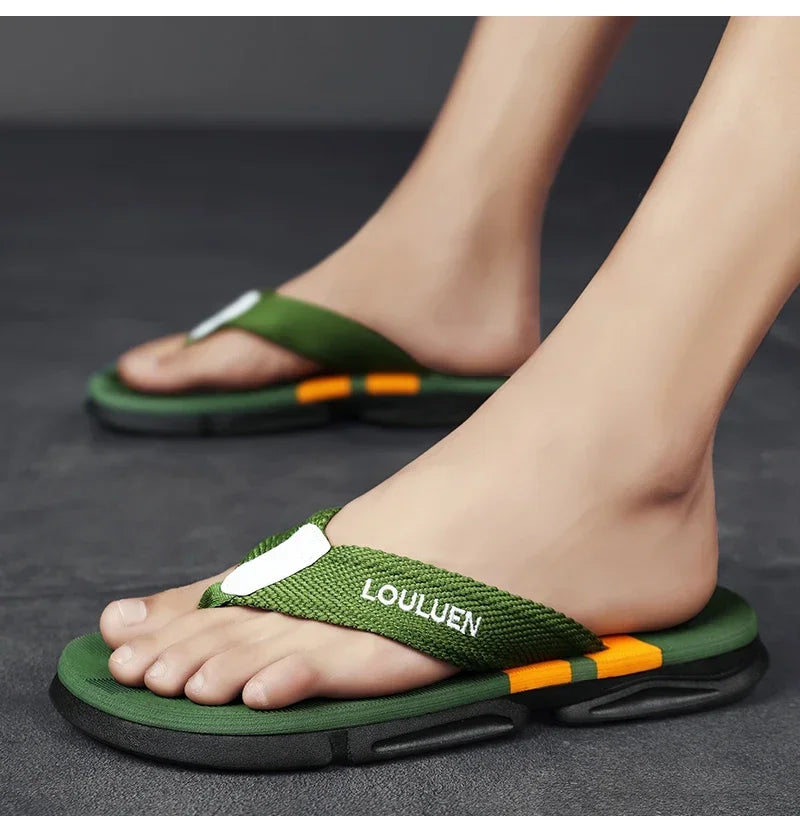 Summer Fashion Men Slippers Flip-Flops Outdoor Beach For Man Casual Breathable Antiskid Men's Sports Party Sneakers Shoes