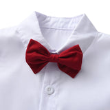 Kids' Star Print Suspender Outfit Set — view 4