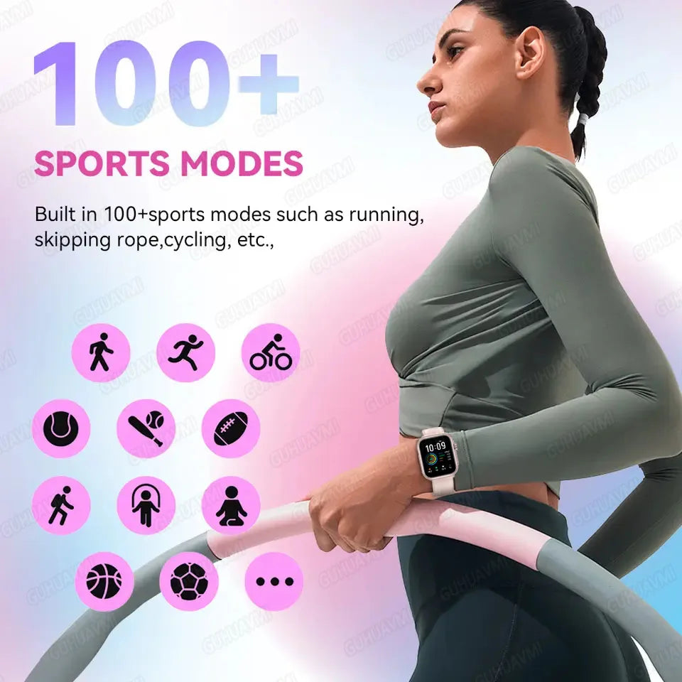 2026 Fashion Women Watch Ultra2 SE Smart Watches 1000mAh 1.85"AMOLED Full Touch Screen BT Call Smartwatch For Android IOS Ladies