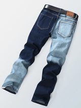 Men's Gradient Patchwork Jeans — view 4