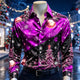 Men's Christmas Tree & Snowflake Shirt — view 17