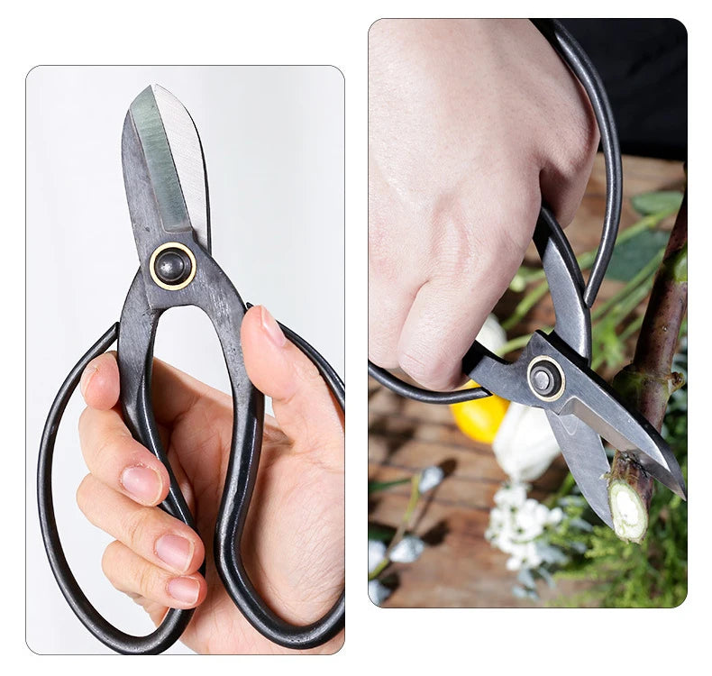 High Carbon Steel Garden Pruning Shears Profissional Root Cutter Bonsai Cutter Gardening Pruning Bonsai Scissors Grafting Tool