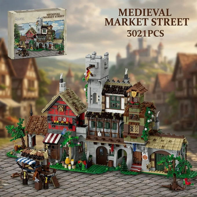 Medieval Market Street Building Set — product image
