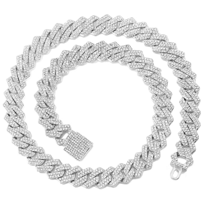 Iced-Style Cuban Chain Necklace — product image