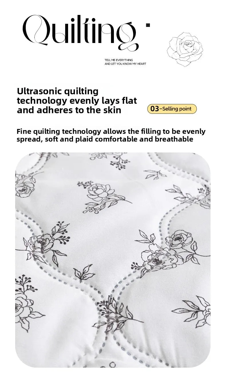 Washed cotton summer quilt skin-friendly grinding summer cool quilt printing student dormitory air conditioner quilt edredones colchas para niñas