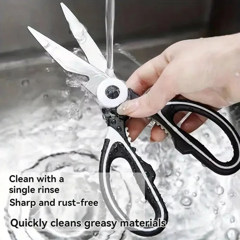 1-Pack Heavy Duty Scissors - Thanksgiving Cooking Prep for Poultry Shears & Kitchen Multi-Task Tool