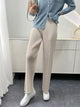 High-Waisted Pleated Wide-Leg Pants