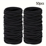 Black Elastic Hair Ties — view 10