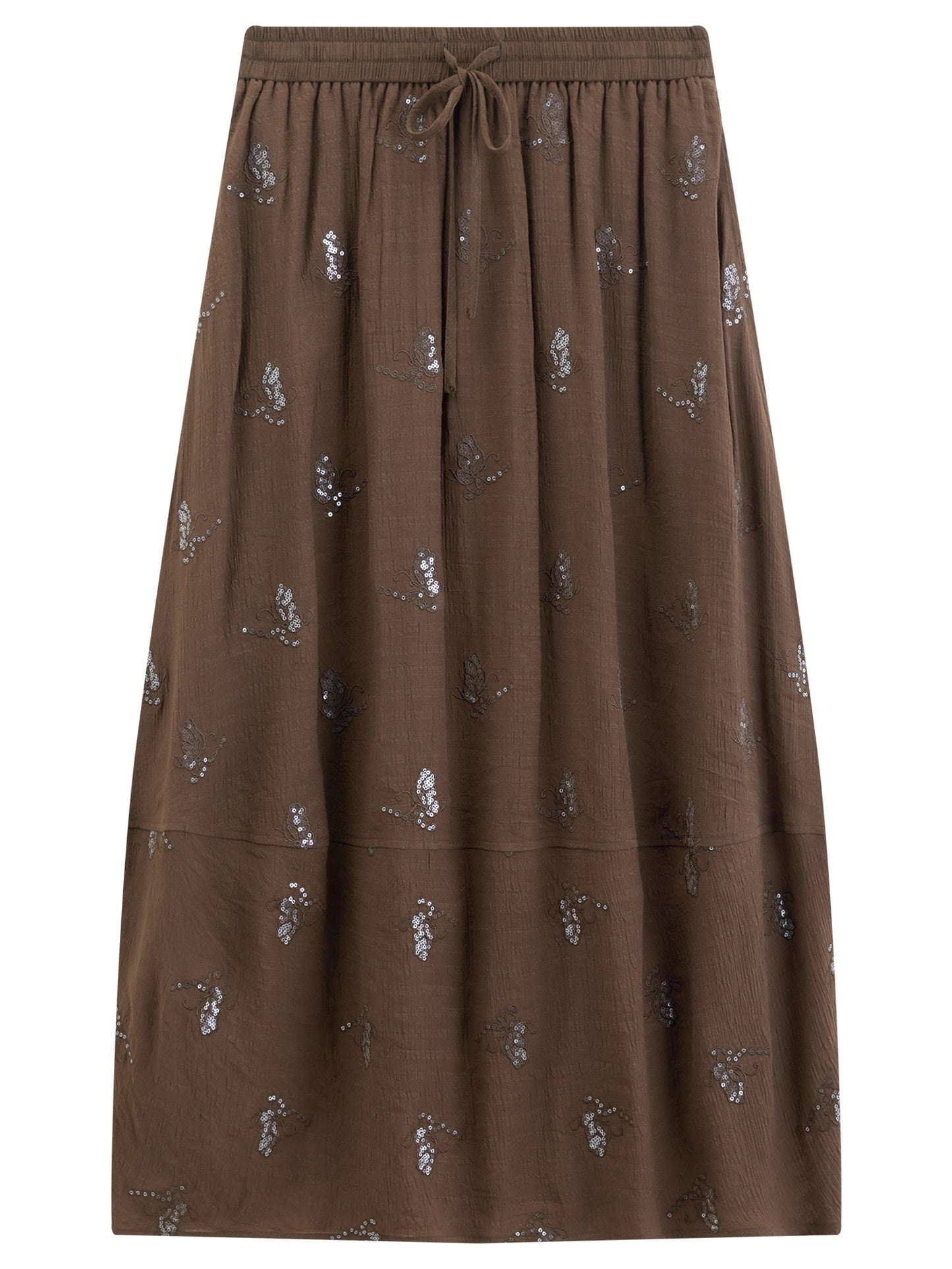 FSLE【Premium Series】Fashionable Embroidered Sleeveless Top and Tulip Skirt Elastic Waist Retro Women 2026 Summer New Arrival Set