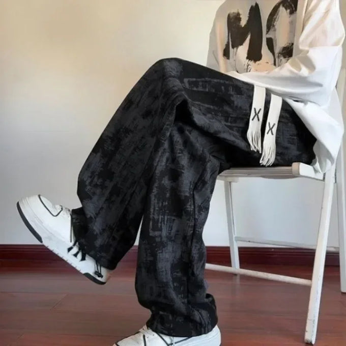 Men's Corduroy Drawstring Trousers — product image