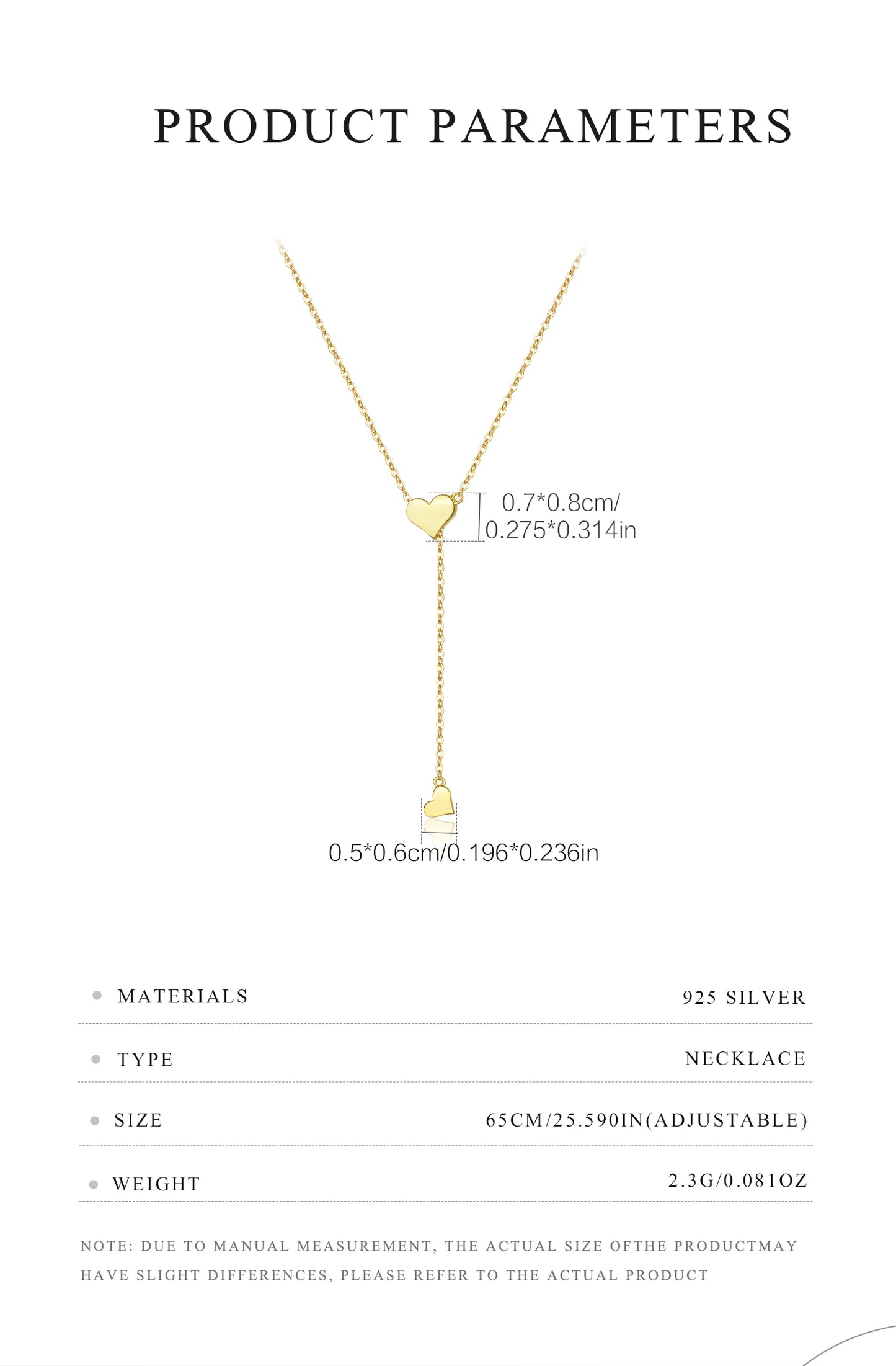ANDYWEN 925 Sterling Silver Transformer Adjustable Chain Heart Pendant Charm Necklace Drop Choker Resizable Women Luxury Jewekry