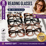 Classic Reading Glasses — 8 Pairs — view 1
