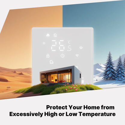MOES Matter WiFi Smart Thermostat Temperature Controller Tuya Water Boiler Electric Heating With Alexa Google Apple Smartthings