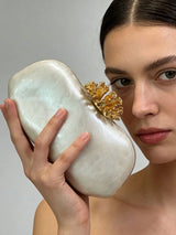 Flower Shell Shoulder Clutch — view 3