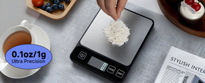 10kg Kitchen Scale LCD Digital Display Electronic Table Scale Baking Gram Weight Scales For Personal Healthy Diet Food Scale