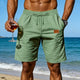 Men's Linen-Blend Beach Shorts — view 14