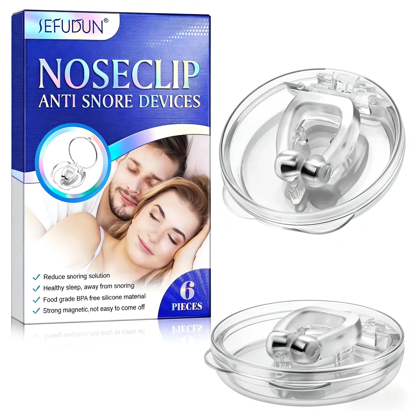 Snoring Stopper Anti-Snoring Device Gadget for Men And Women Snore Prevention Comfortable Nasal Strips for Better Sleep Quality