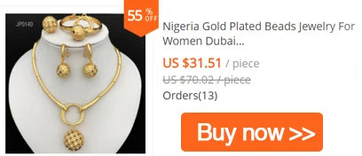 GZJPEI Two Tone Jewelry Set Gold Plated Big Pendant Necklace Bracelet Water Drop Earring Ring For Women Wedding Gifts 2025 New