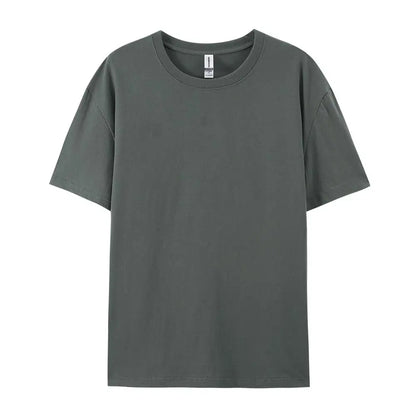 100% Cotton Solid T-shirts Women Sporty Short Sleeve Tees Fashion Casual White Black Clothing Loose O-Neck Female Summer Tops