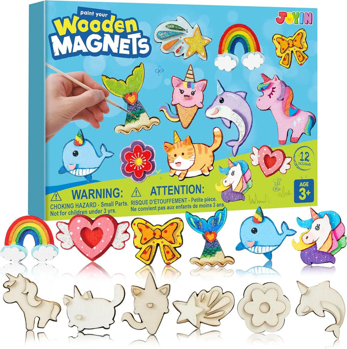 Unicorn Wooden Magnet Painting Kit — product image