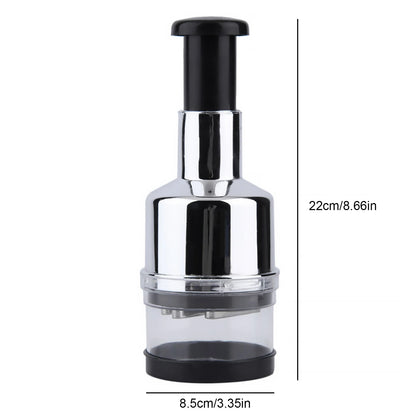 Manual Food Chopper Handheld Slap Press Chopper Mincer for Onions Garlic Nuts Efficient Garlic Onion Peeling Artifact