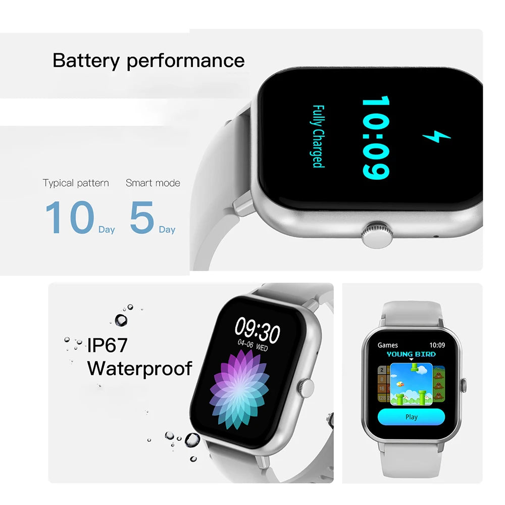Dafit Luxury Men Smartwatch Wireless Call Smart Watch Fitness Clock Waterproof Sports Watches for Women IOS Android Phones 2026