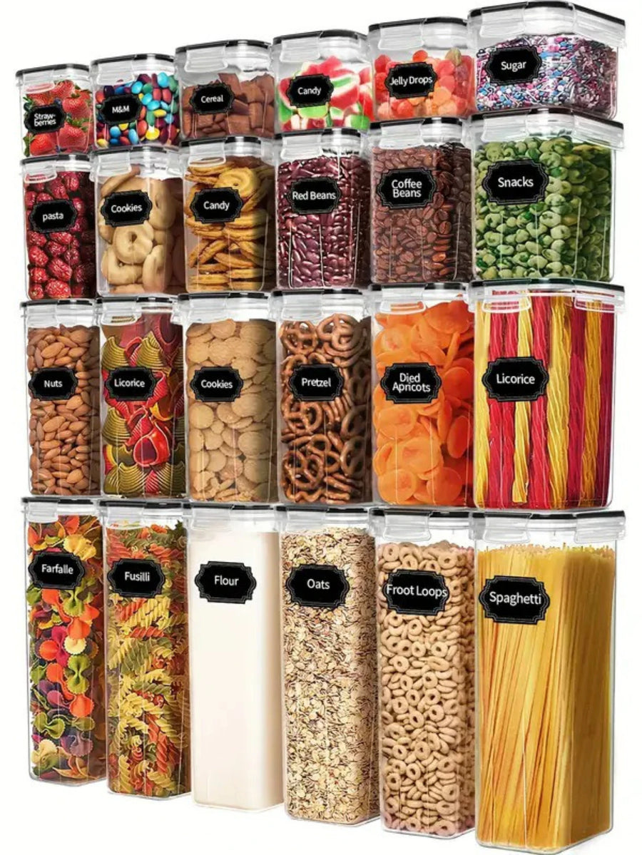 Food Storage Containers with Labels — product image