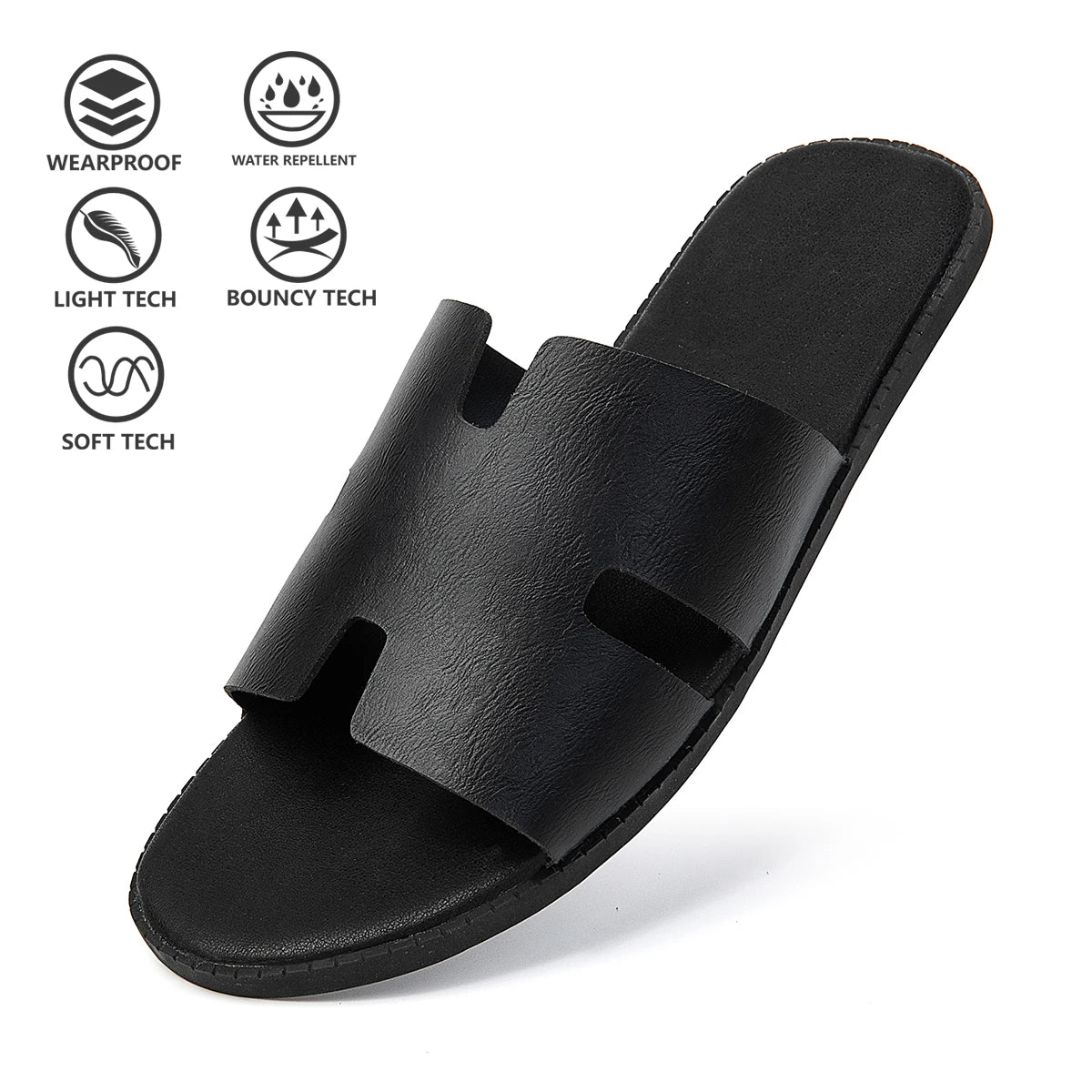 New men's daily shoes bathroom outdoor casual sandals non-slip and wear-resistant lightweight men's cool slippers