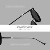 Kingseven Round-Frame Sunglasses — view 2