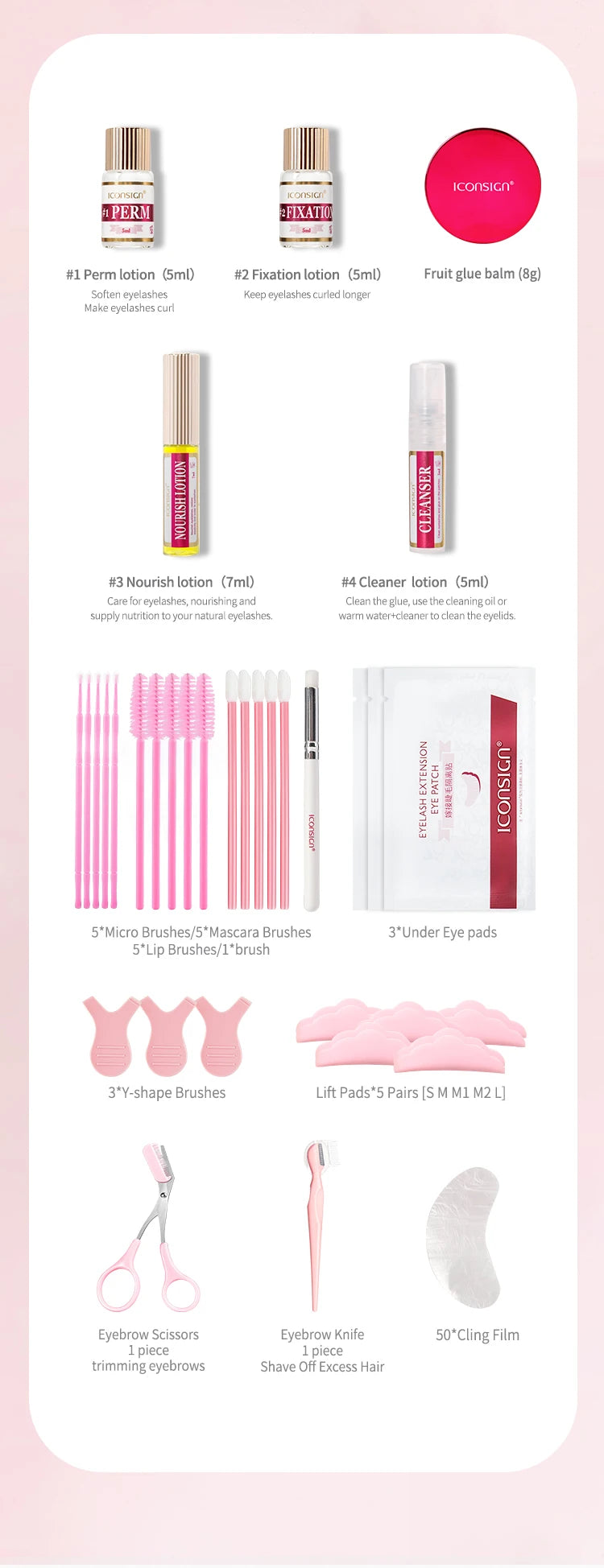 Dropshipping 2IN1  Eyelash Lifting Kit Fast Perming LASH & BROW Liftng Kit  Lasting 6-8 Weeks Mascara  Enhancer Makeup Tools