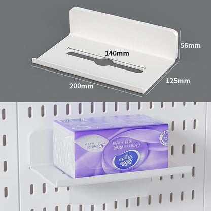 No-Holes Home Organization | This Wall Pegboard Displays & Organizes Your Daily Items & Electronics in Living Room/Study