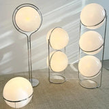 Chrome Globe Floor Lamp — view 3