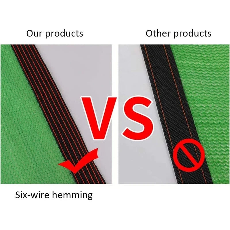 Outdoor Garden Shading Net, Terrace Awnings, Camping Shade Cover Mesh, UV Protection, HDPE Sunscreen Fabric, Shade4x5m ﻿