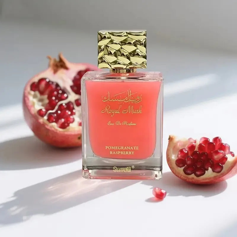 Royal Musk Pomegranate Raspberry Arabian Perfumes For Women - Eau de Parfum Spray 100ML (3.4 OZ)