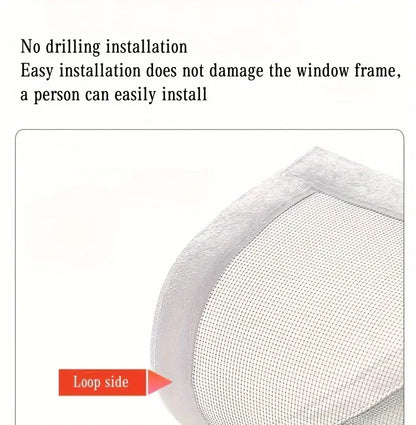 Summer mosquito proof door and window screens, available in various sizes (white)