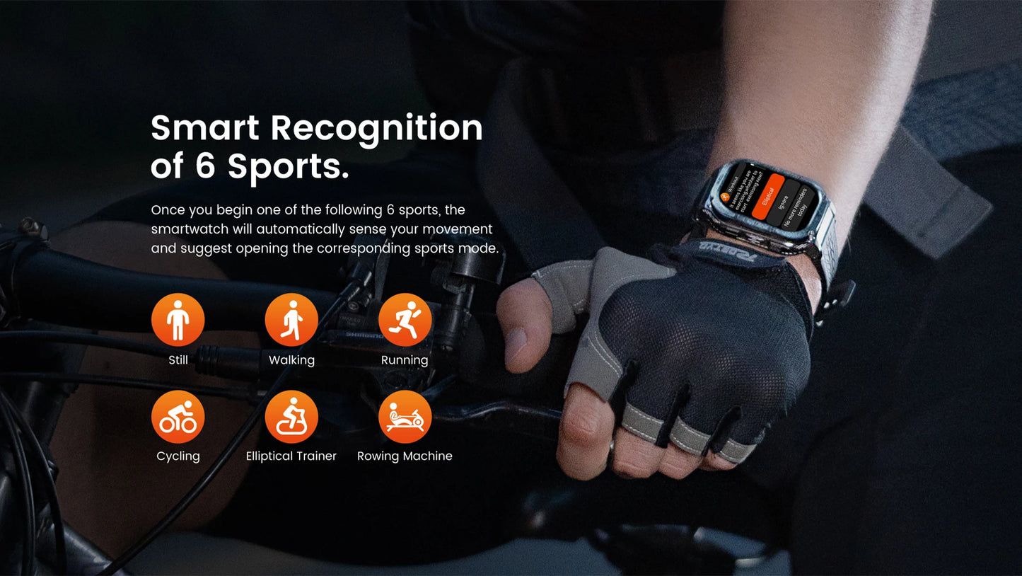 2025 Original KOSPET TANK M3 Smart Watch Men Smartwatch For Women 480mAh Digital Fitness AMOLED AOD Bluetooth Waterproof Watches