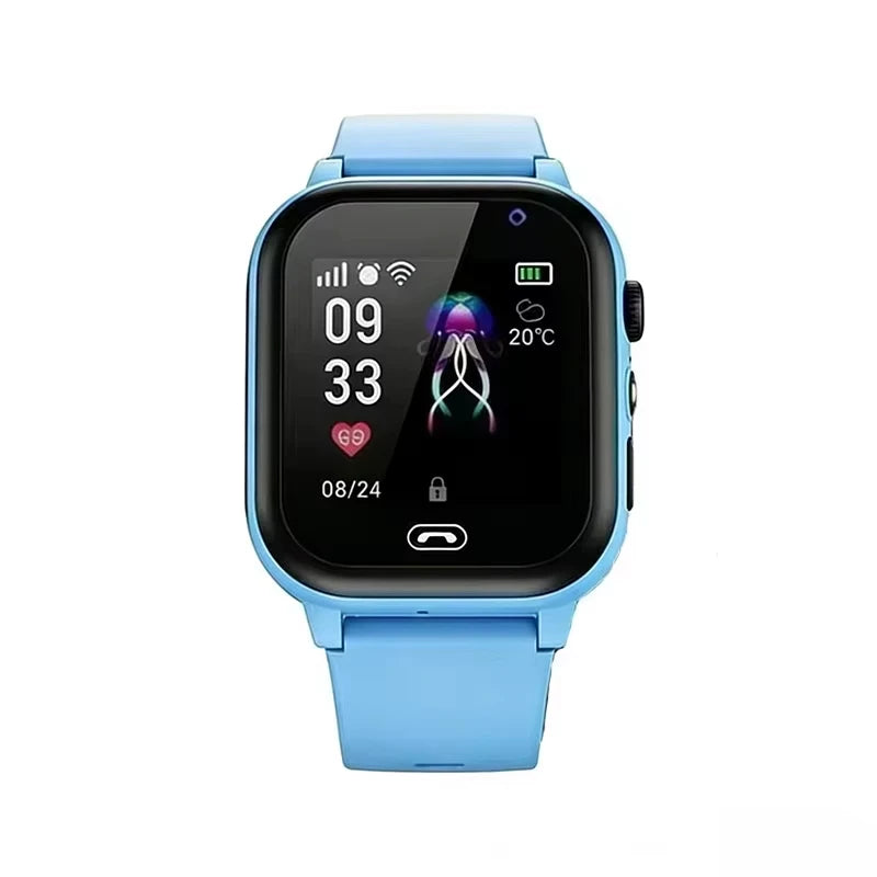 Lenovo 5G Kids Smart Watch 8K Camera SOS GPS Location Sim Card Call Waterproof Android Ios Child SmartWatch For Boys Girl