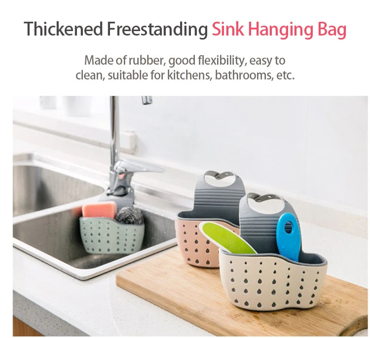 Kitchen Sink Sponge Holder Sponge Holder Sink Accessories Sponge Holder Kitchen Under Sink Organizer SNJ002